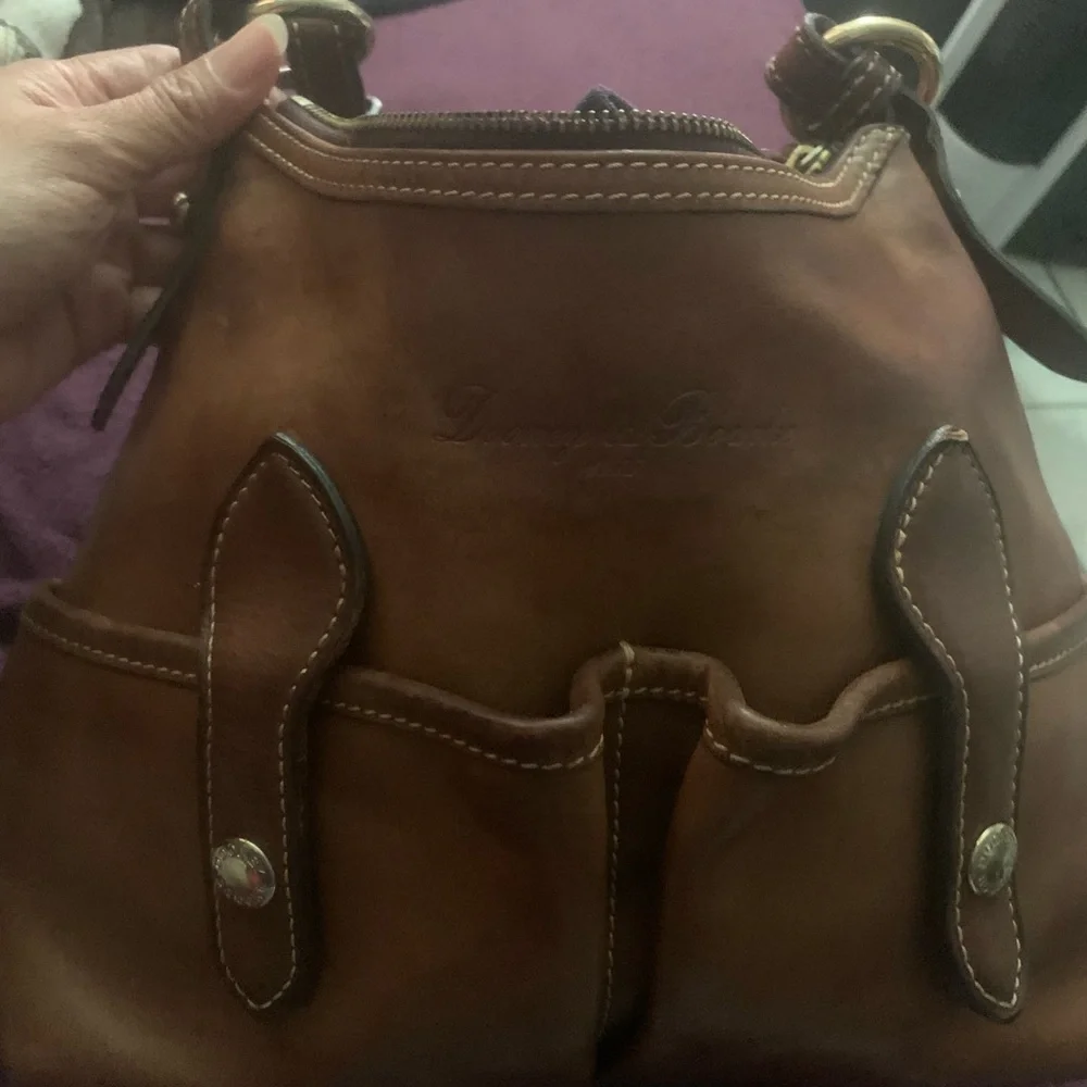 Dooney & Bourke Florentine Small Lucy - Chestnut - Picture 8 of 12